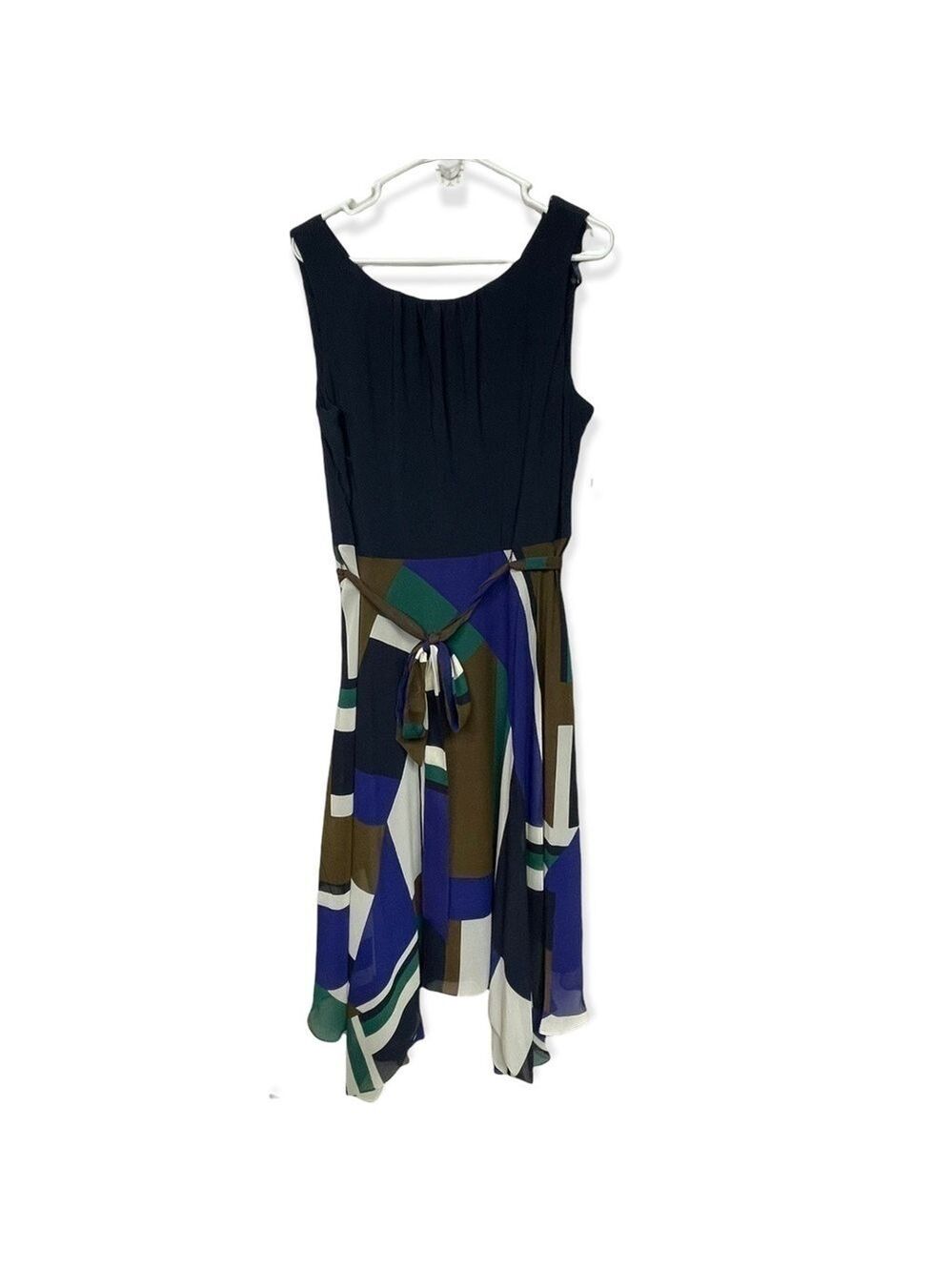 Ignite Evenings Maxi Dress Navy Multi Size 16